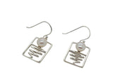 Staircase to the Moon Earrings Rectangle