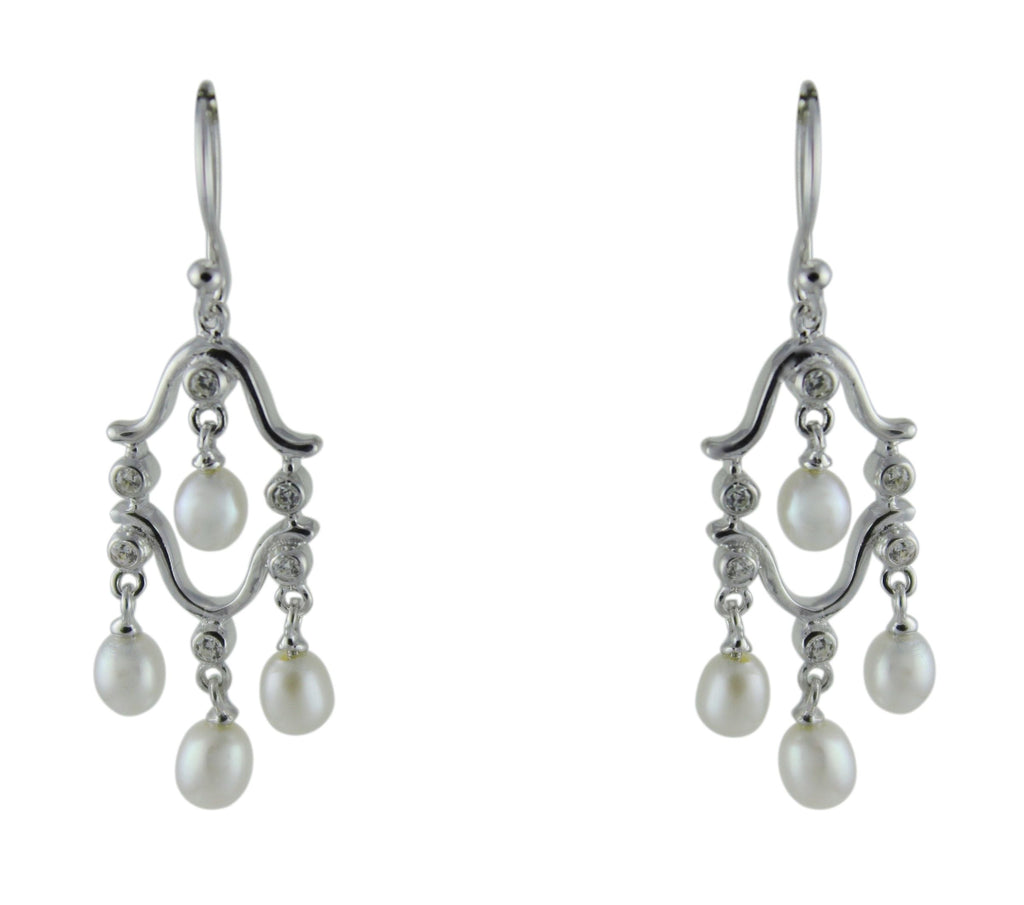Pearl Chandelier Earrings