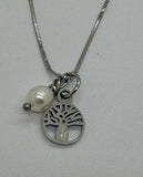 Boab Pearl Charm Pendant Steel