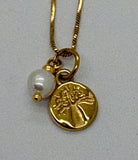 Boab Pearl Charm Pendant Steel