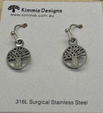 Boab Tree Stainless Steel Earrings