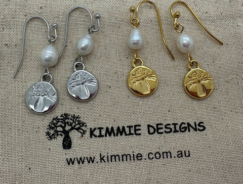 Boab Tree Stainless Steel Earrings