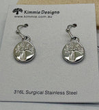 Boab Tree Stainless Steel Earrings