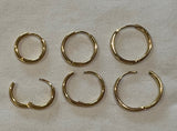 Stainless Steel clip in Huggie Pearl Earrings