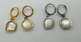 Pinctada Maxima Stainless Steel Shell Earrings