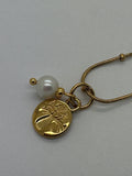 Boab Pearl Charm Pendant Steel