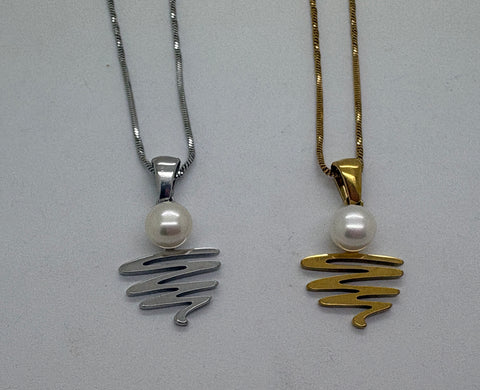 Staircase to the Moon Pendant Steel