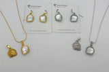 Pinctada Maxima Stainless Steel Shell Earrings