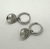 Boab Tree Huggie Earring Stainless Steel