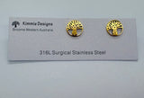 Boab Tree Stainless Steel Studs
