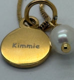 Boab Pearl Charm Pendant Steel