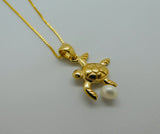 Surgical Steel Turtle Pendant