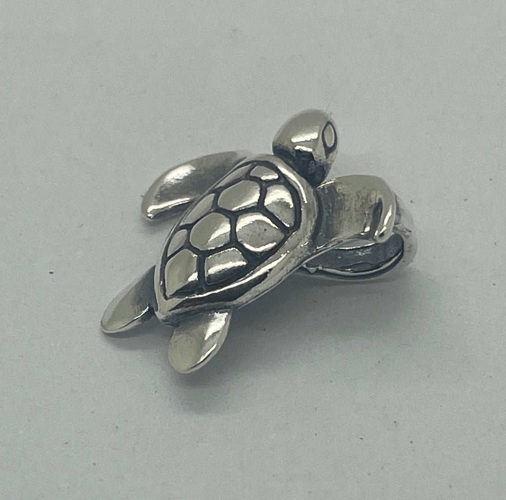 Surgical Steel Turtle Pendant