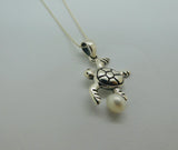 Surgical Steel Turtle Pendant