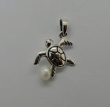Surgical Steel Turtle Pendant