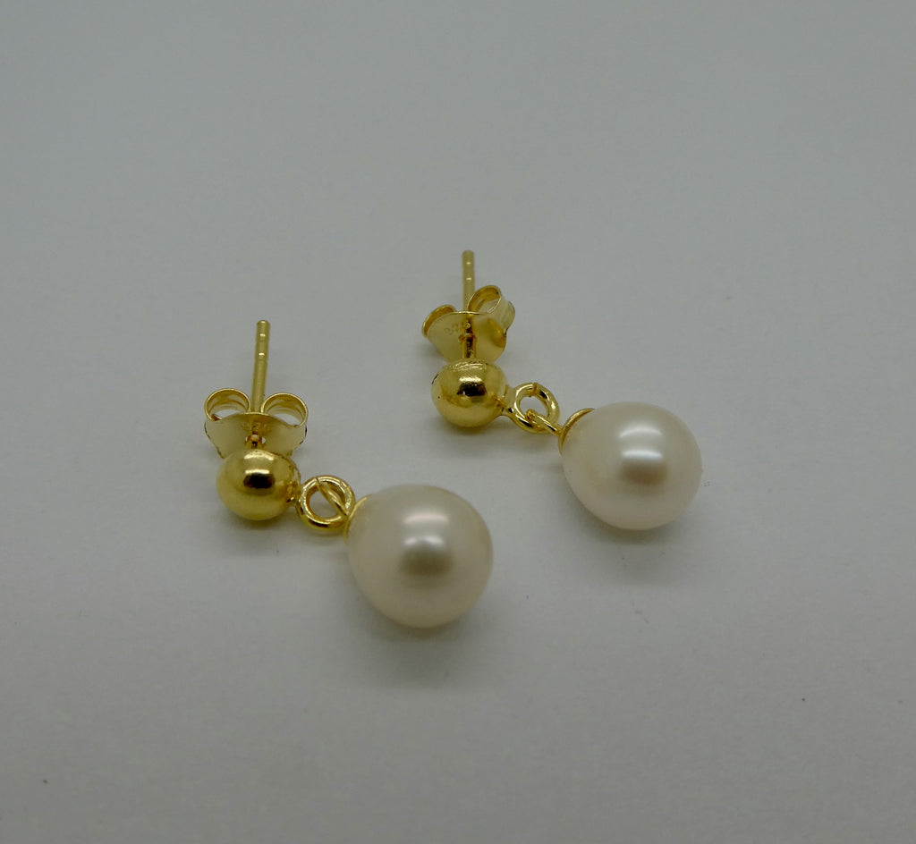 Pearl Drop Studs