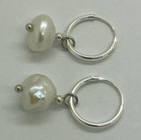 Freshwater Pearl Sleeper Earrings