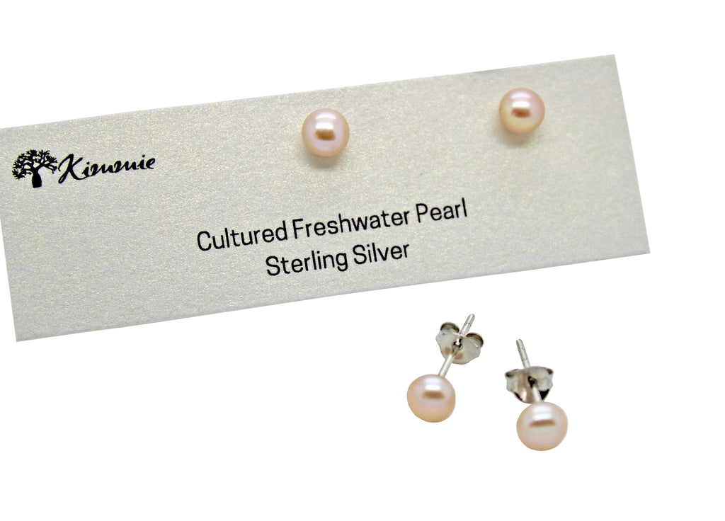 Freshwater Pearl Studs 5mm