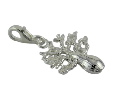 Boab Tree Silver Clip on Charm