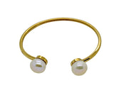 Bangle Cuff style, Freshwater Pearls