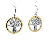 Boab Tree Earrings- Yellow Gold