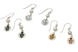 Staircase to the Moon Pearl Dangle Earrings
