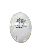 Pearl Shell Compact Mirror