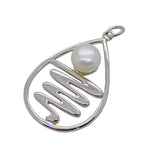 Staircase to the Moon Pearl Teardrop Pendant